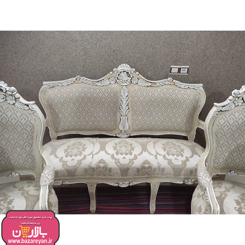 مبل کلاسیک 9 نفره + جلومبلی و عسلی کد 3658
