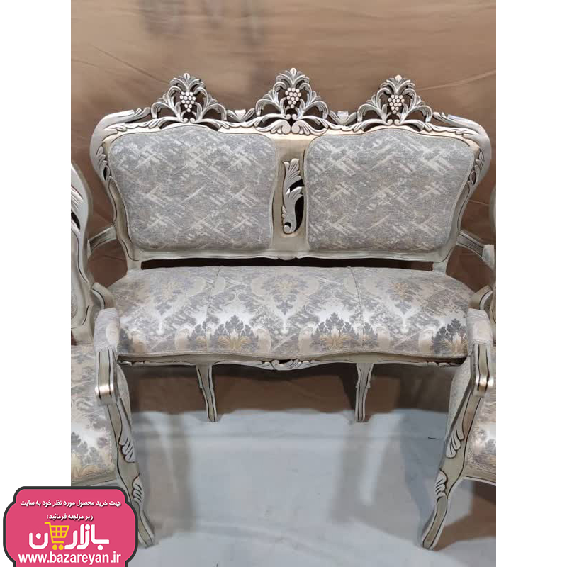 مبل کلاسیک 9 نفره + جلومبلی و عسلی کد 3658