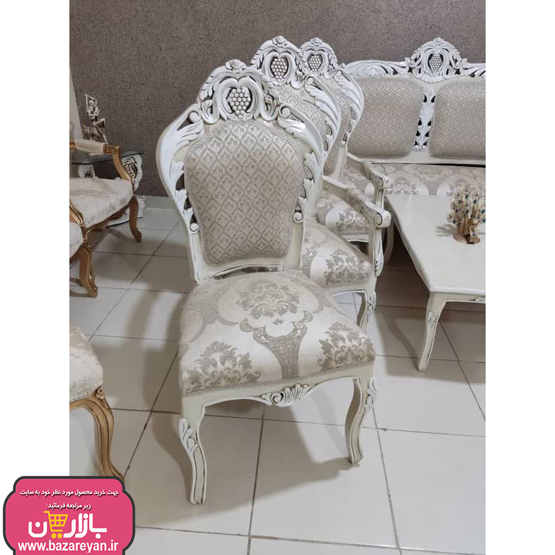 مبل کلاسیک 9 نفره + جلومبلی و عسلی کد 3658