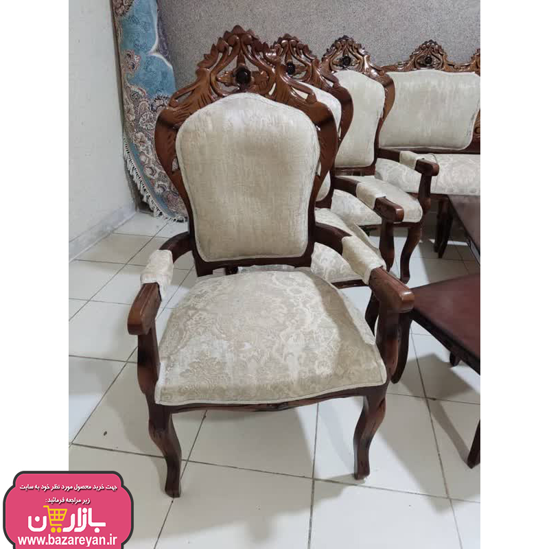مبل کلاسیک 9 نفره + جلومبلی و عسلی کد 3657