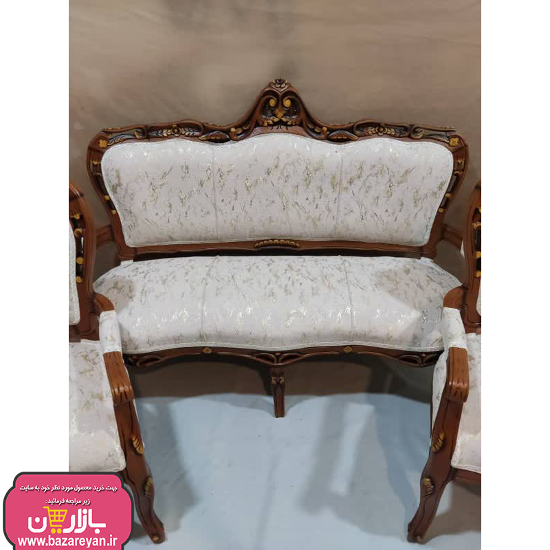 مبل کلاسیک 9 نفره + جلومبلی و عسلی کد 3657