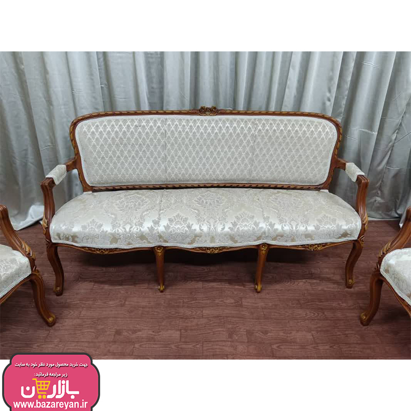 مبل کلاسیک 9 نفره + جلومبلی و عسلی کد 3654