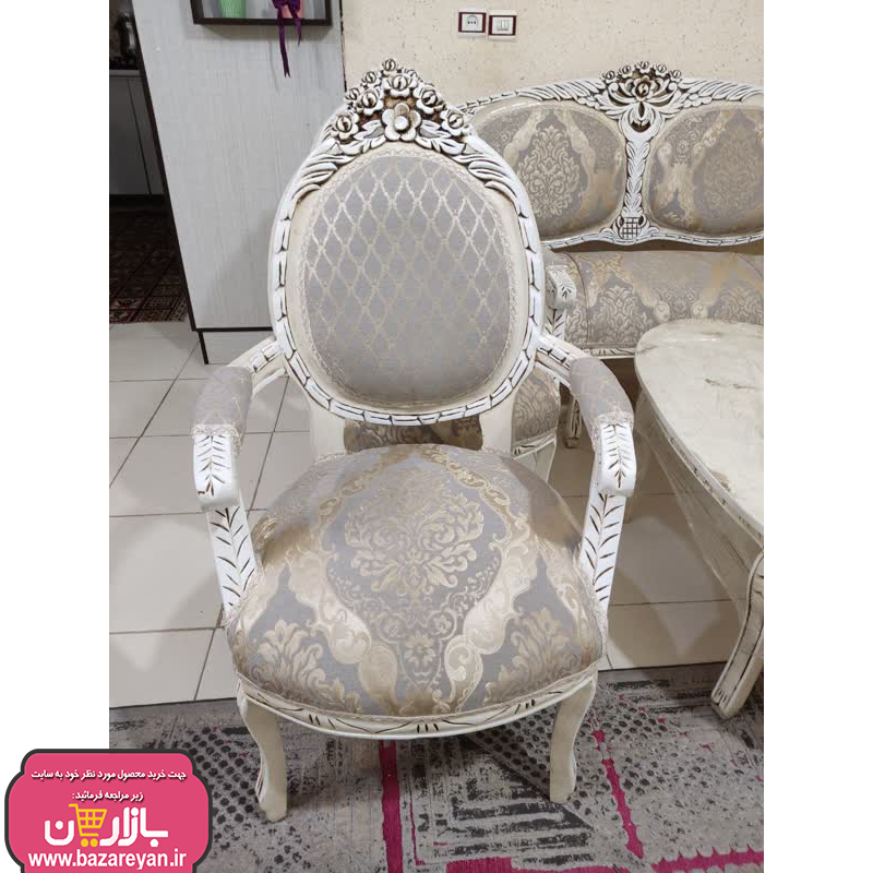 مبل کلاسیک 9 نفره + جلومبلی و عسلی کد 3653