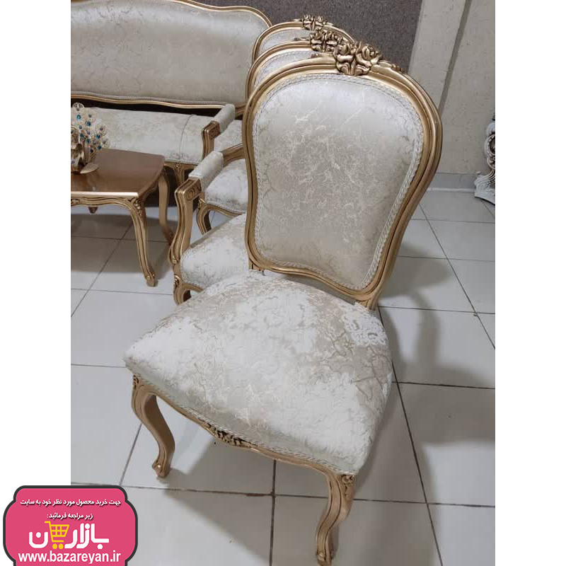 فروش اقساطی مبل کلاسیک 9 نفره + جلومبلی و عسلی کد 3655