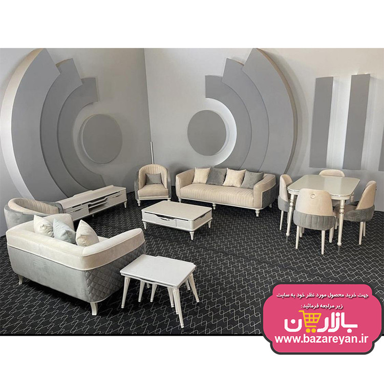 مبل راحتی7 نفره مدل دیانا کد111 رنگبندی سفارشی