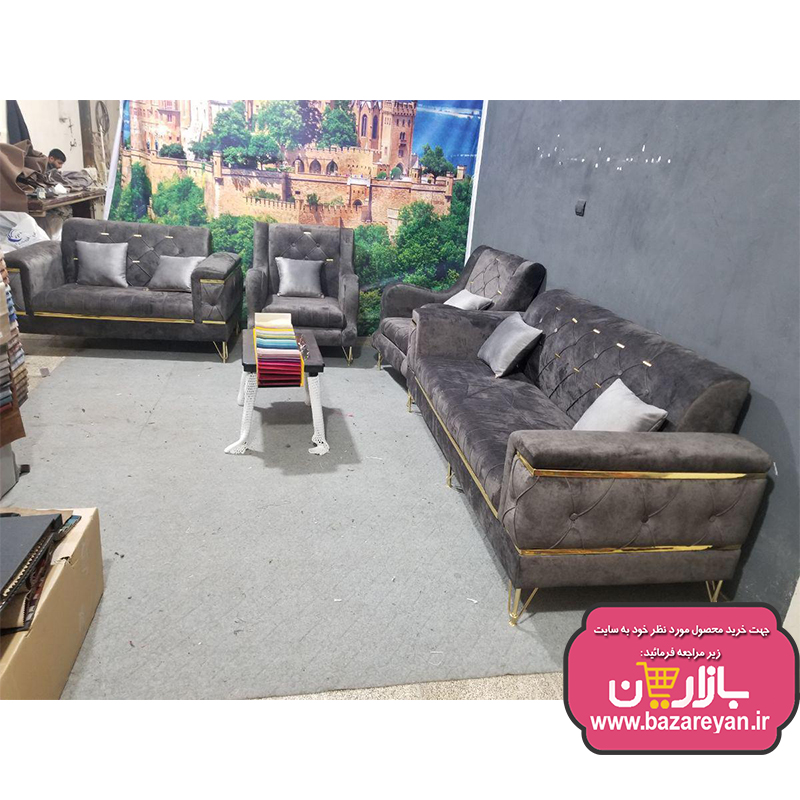 مبل راحتی7 نفره چستر کد108 رنگبندی سفارشی