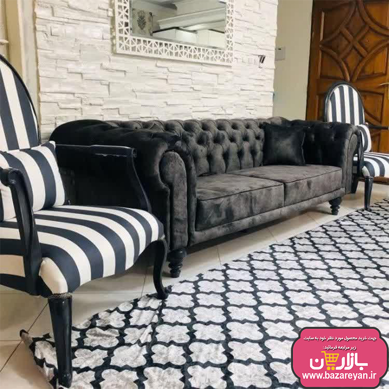 مبل راحتی7 نفره چستر کد107 رنگبندی سفارشی