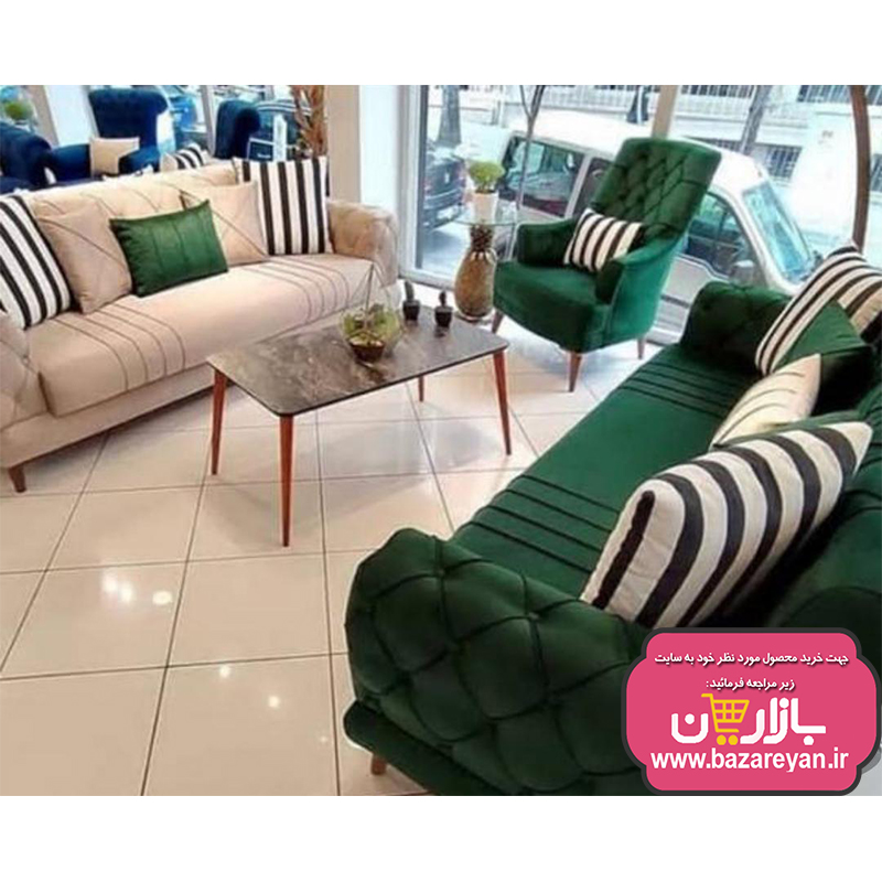 فروش اقساطی مبل راحتی7 نفره چستر کد106 رنگبندی سفارشی