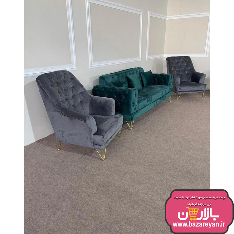 فروش اقساطی مبل راحتی7 نفره چستر کد106 رنگبندی سفارشی