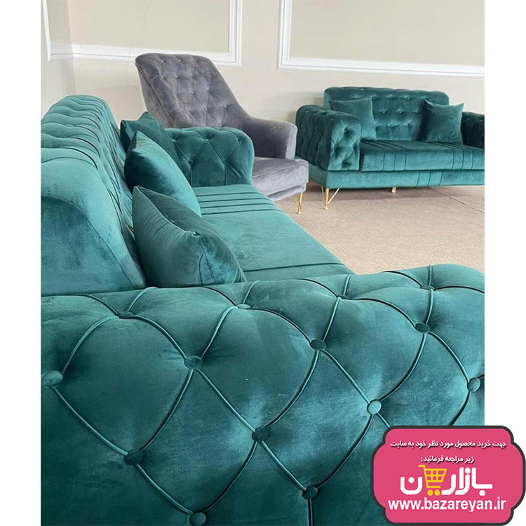 فروش اقساطی مبل راحتی7 نفره چستر کد106 رنگبندی سفارشی