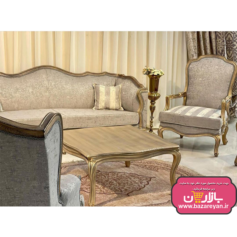 مبل کلاسیک 7نفره مدل فرانسوی کد417