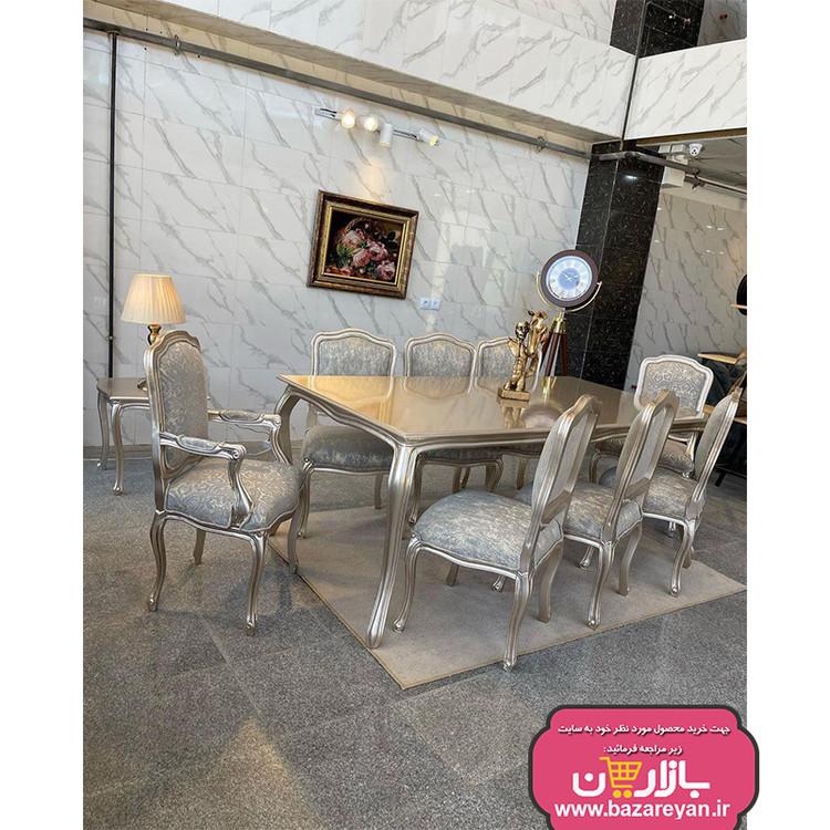 مبل کلاسیک 9نفره مدل فرانسوی کد414