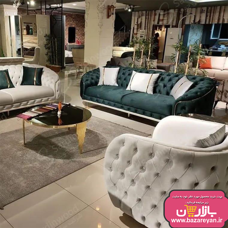مبل راحتی7 نفره چستر مدل یاسین