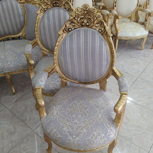مبل کلاسیک 9 نفره مدل پارس کد25 + جلومبلی و عسلی