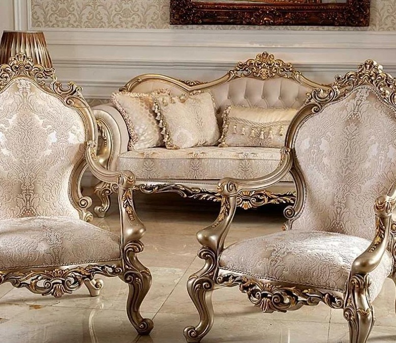 مبل کلاسیک 9نفره مدل چراغان کد77