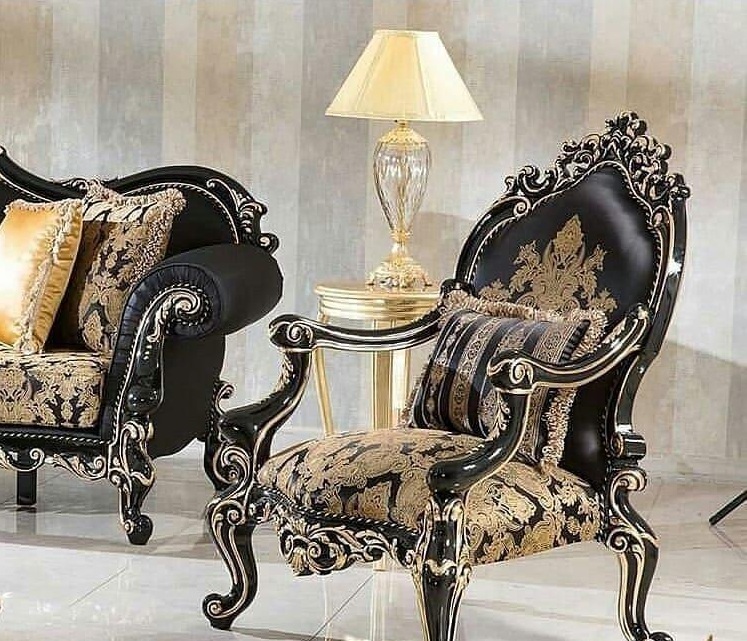 مبل کلاسیک 7نفره مدل چراغان کد73