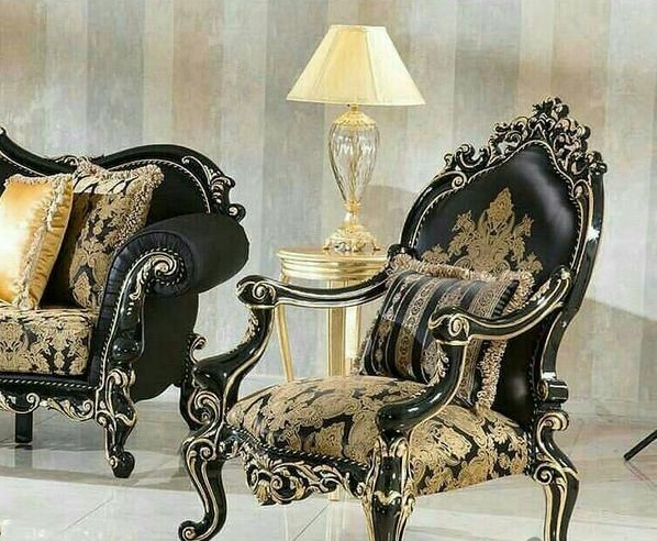 مبل کلاسیک 7نفره مدل چراغان کد73