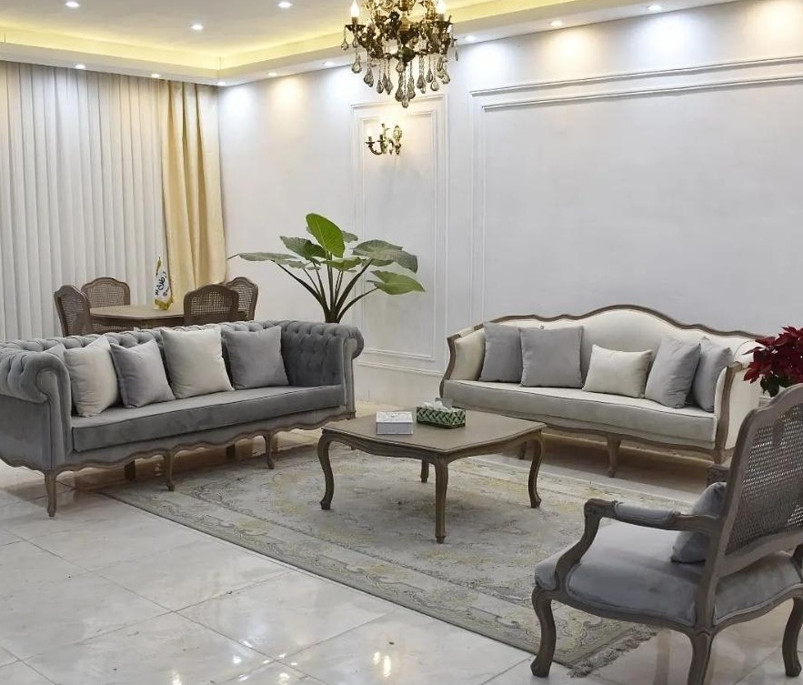 مبل کلاسیک فرانسوی7نفره کد2351