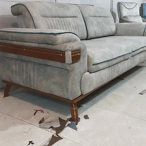 مبل8نفره تخت شو کد4120 کاناپه دارای شارژر ارسال به سراسر کشور