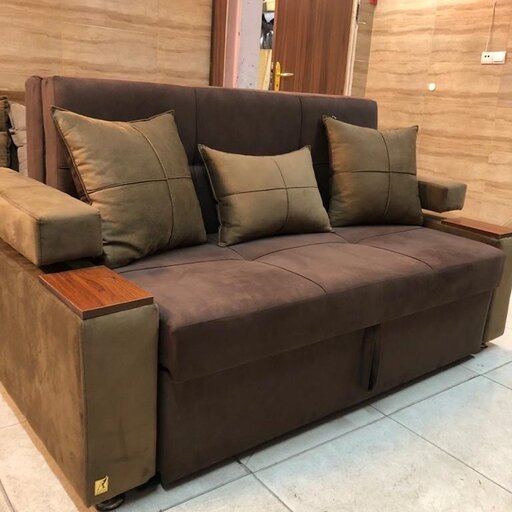 مبل تخت خواب شو تمام طبی کشو دار2 نفره کد 5691