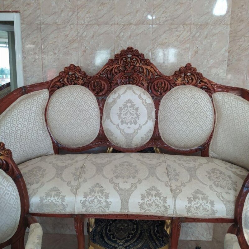 مبل کلاسیک 9 نفره + جلومبلی و عسلی کد 5893