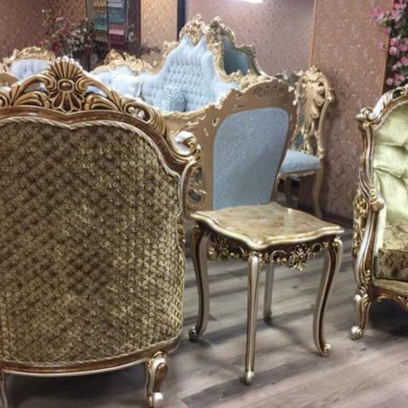فروش اقساطی مبل کلاسیک سلطنتی 9 نفره مدل امپریال سوپرراش، ارسال55 روزکاری به سراسر کشور