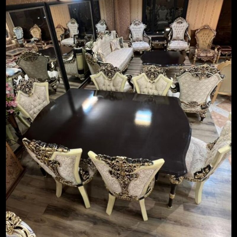 فروش اقساطی مبل کلاسیک سلطنتی 8نفره مدل الیزه سوپرراش، ارسال55 روزکاری به سراسر کشور