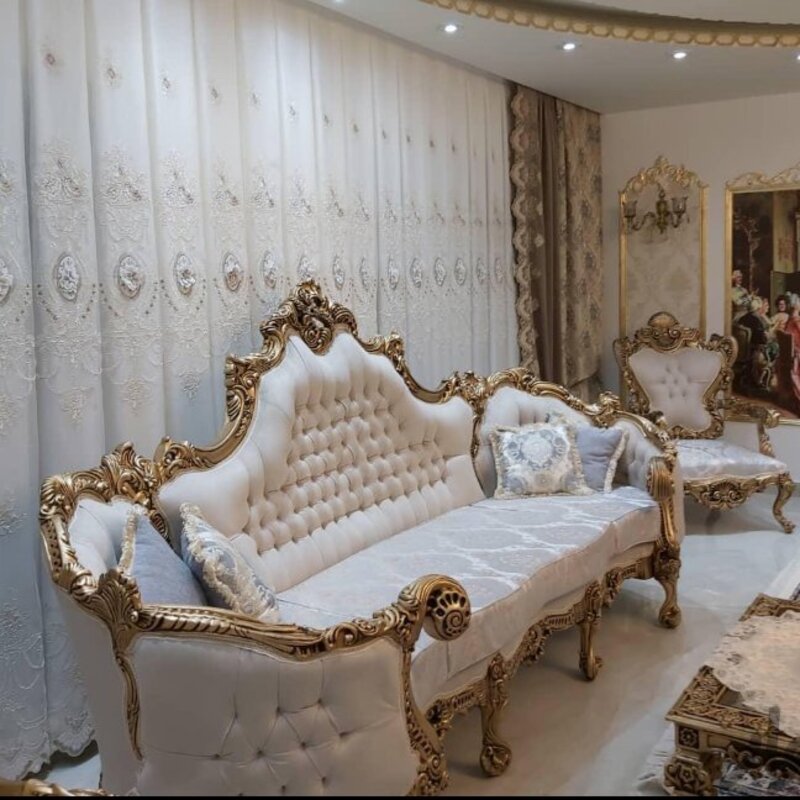 فروش اقساطی مبل کلاسیک سلطنتی 9 نفره مدل چپنتر سوپرراش، ارسال55 روزکاری به سراسر کشور
