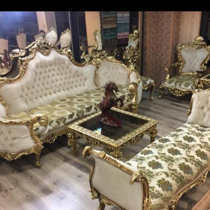 فروش اقساطی مبل کلاسیک سلطنتی 9 نفره مدل چهارتراش سوپرراش، ارسال55 روزکاری به سراسر کشور