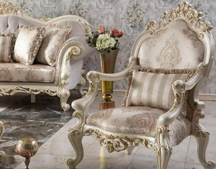 مبل سلطنتی کد4356 تعداد 9 نفره + جلومبلی و عسلی