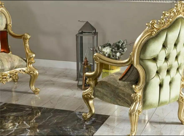مبل سلطنتی کد4356 تعداد 9 نفره + جلومبلی و عسلی