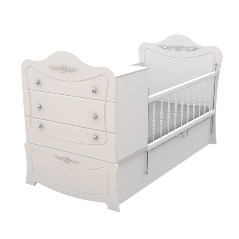 تخت خواب کودک و نوجوان دومنظوره مدل B-502