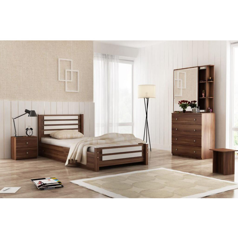 تخت خواب یک نفره مدل AK_B_Senator سایز 90x200 سانتی متر