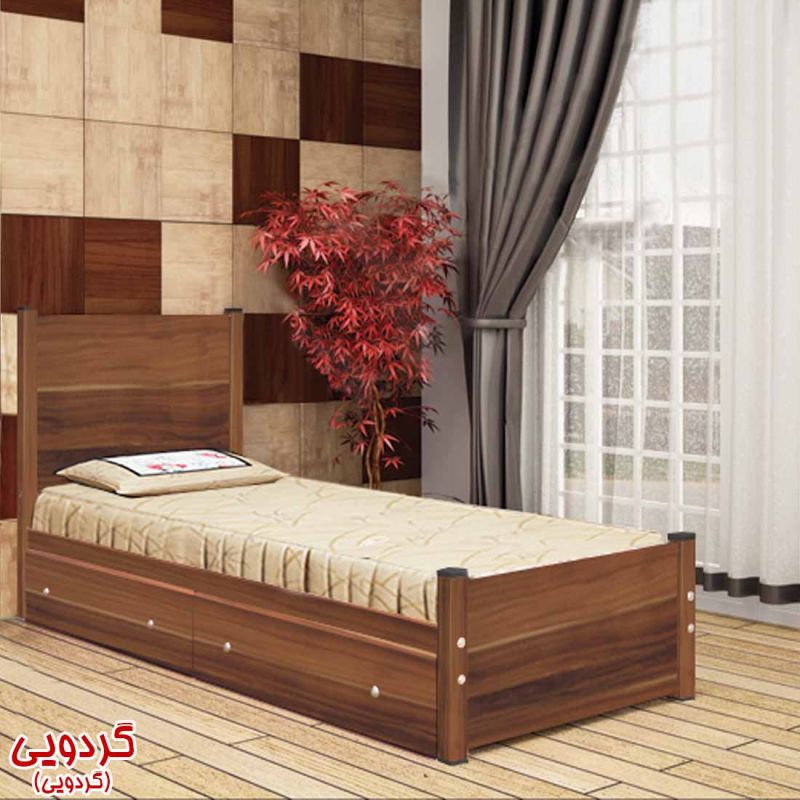 تخت 1 نفره تمام ام دی اف کد 25