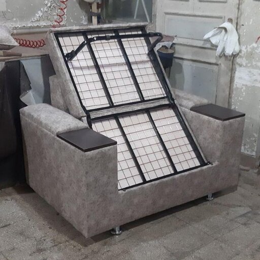 مبل تخت خواب شو یک نفره طبی کد 10