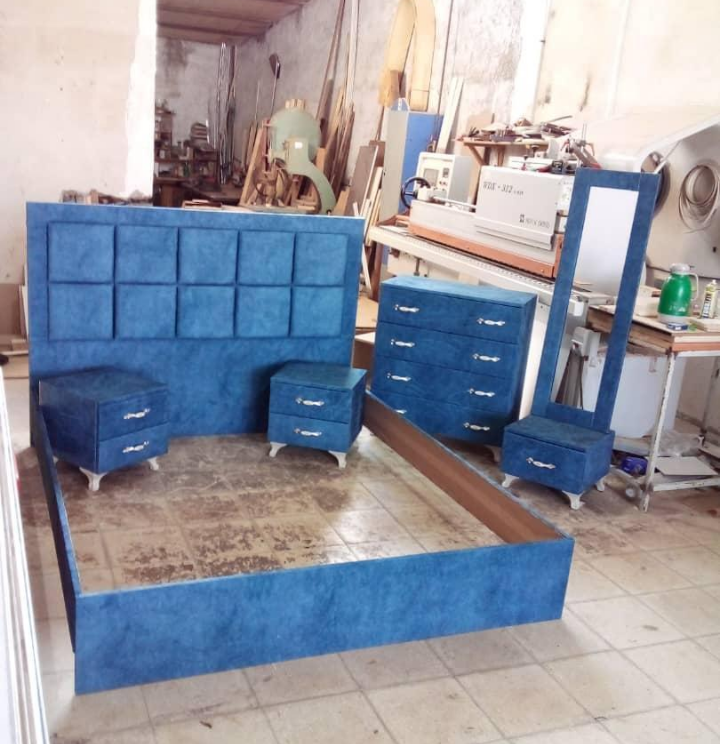 سرویس خواب 2 نفره مدل پارچه ای