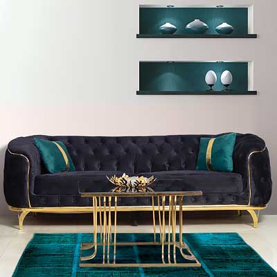 مبل راحتی 8 نفره مدل یاسین