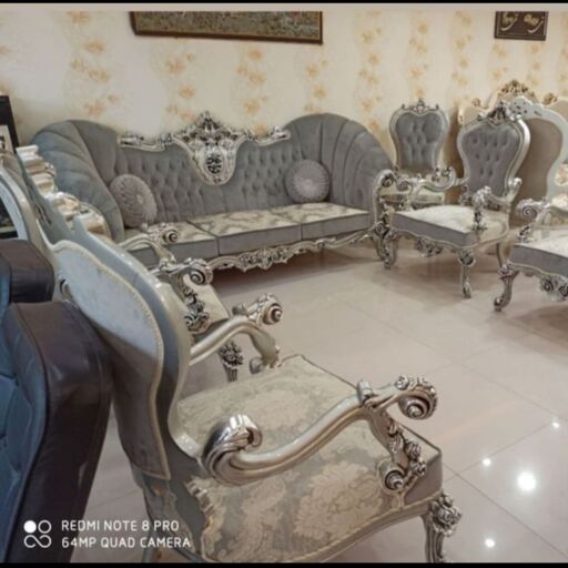 مبل کلاسیک مدل اسکارلت7 نفره
