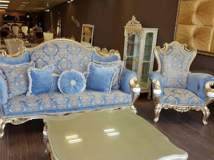 مبل کلاسیک مدل نایس 9 نفره رنگبندی به سلیقه مشتری