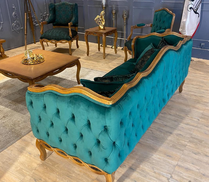 مبل کلاسیک مدل فرانسوی 9 نفره با تخفیف ویژه