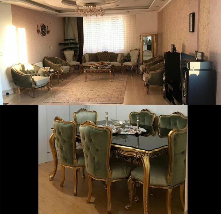 نهارخوری کلاسیک ست مبل مدل زمرد 6 نفره
