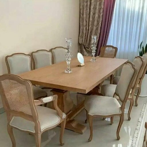 نهارخوری6نفره مدل فرانسوی