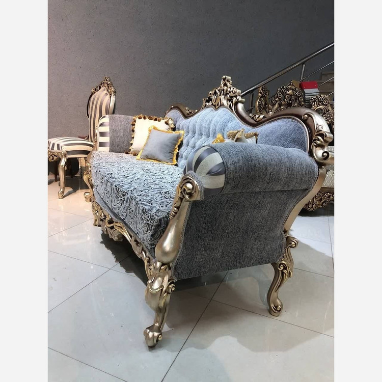 مبل کلاسیک پشت و رو منبت چراغان