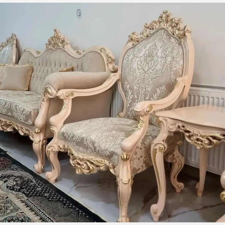 مبل کلاسیک چراغان رنگبندی متنوع