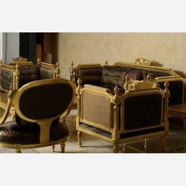 مبل کلاسیک مدل کاجی رنگبندی به سلیقه مشتری