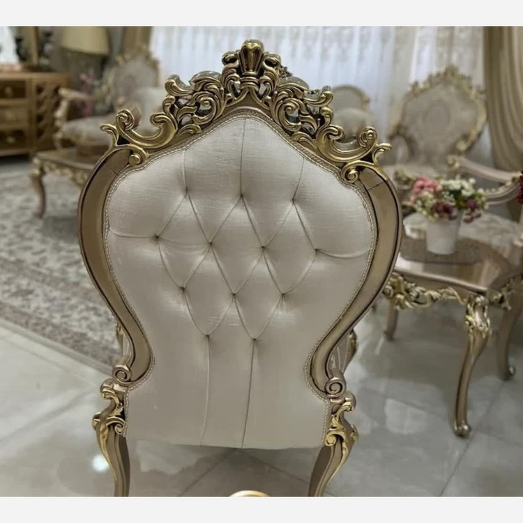 مبل کلاسیک مدل چراغان رنگبندی به سلیقه مشتری