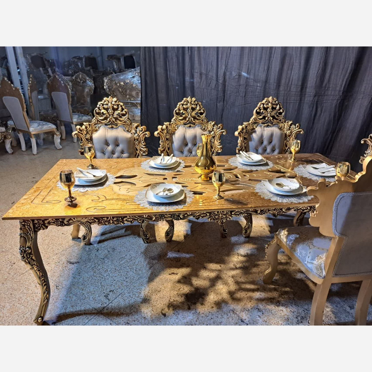 نهارخوری ۸نفره کلاسیک مدل یاقوت