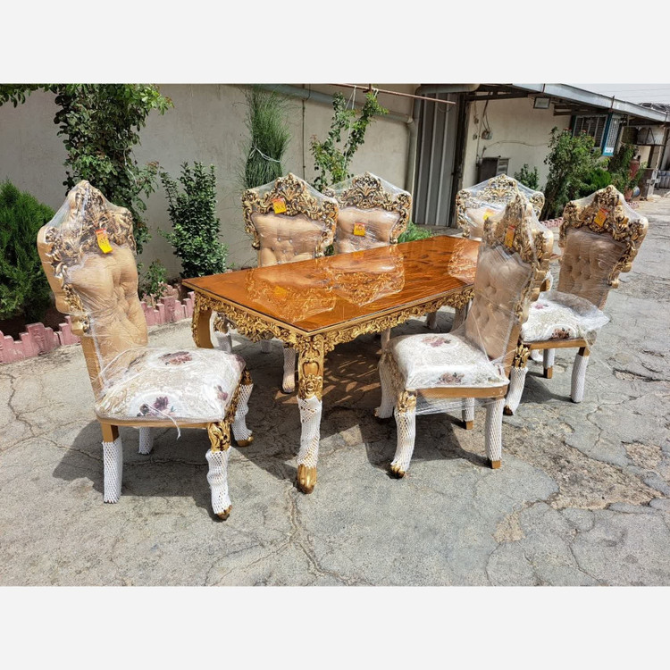 نهارخوری ۸نفره کلاسیک مدل یاقوت