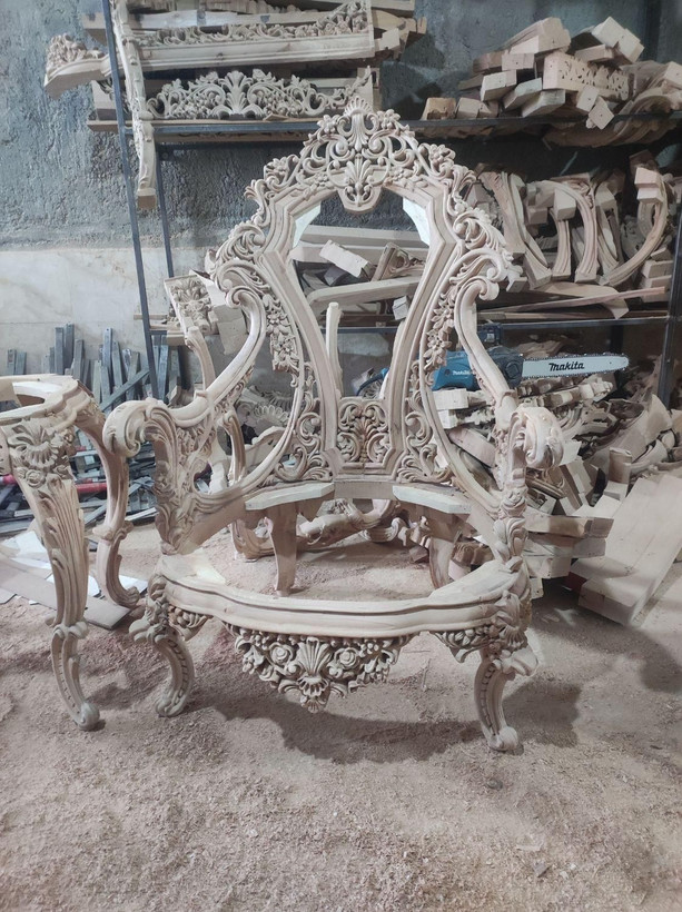 مبل اقساطی سلطنتی 9نفره مدل ساحل