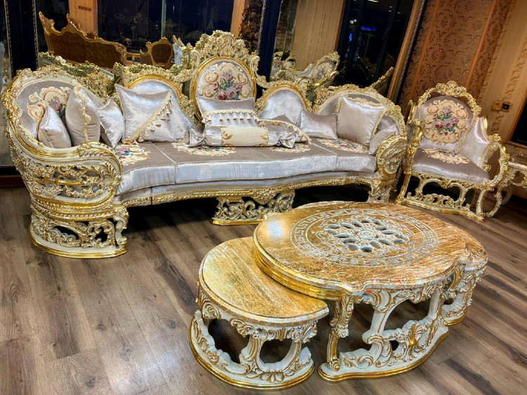 مبل اقساطی سلطنتی 9نفره مدل شاهان